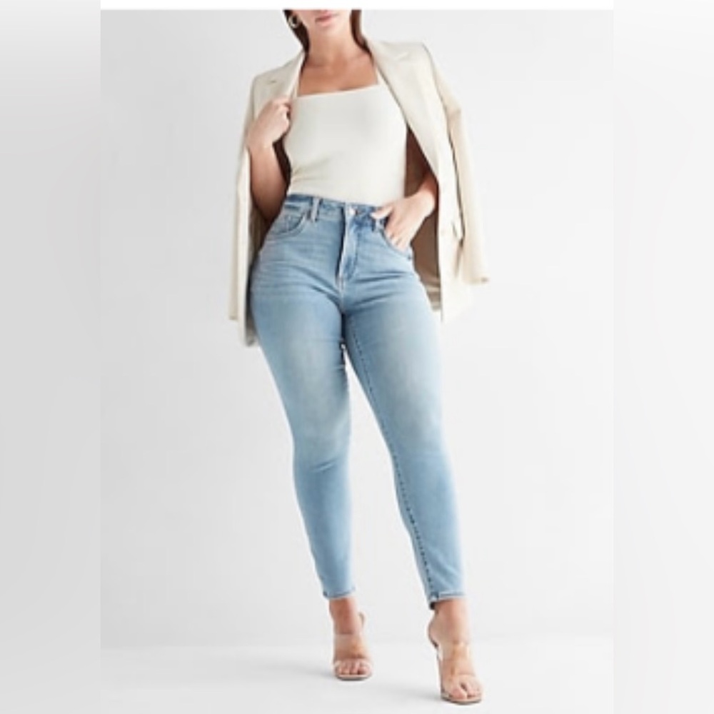 NWT express curvy skinny jean size 6 long